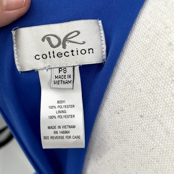 NEW DR Collection Striped Sleeveless Maxi Dress Petite Small - Picture 6 of 7